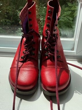 GUDRUN SJODEN Swedish Leather Nappa Boots Euro sz 37
